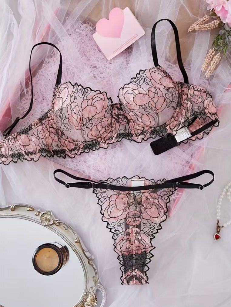 Pink Lingerie Set
