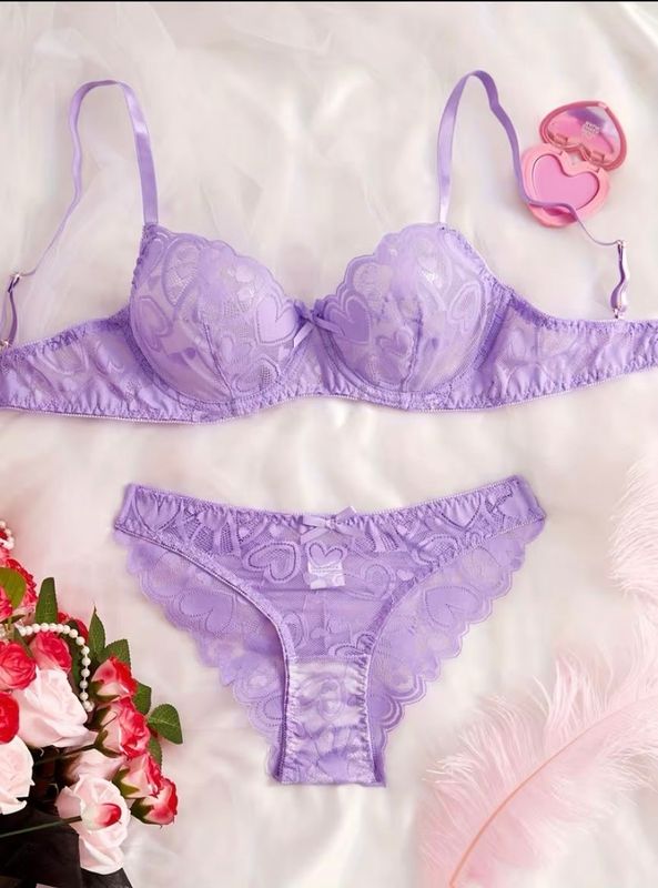 Purple Lingerie Set