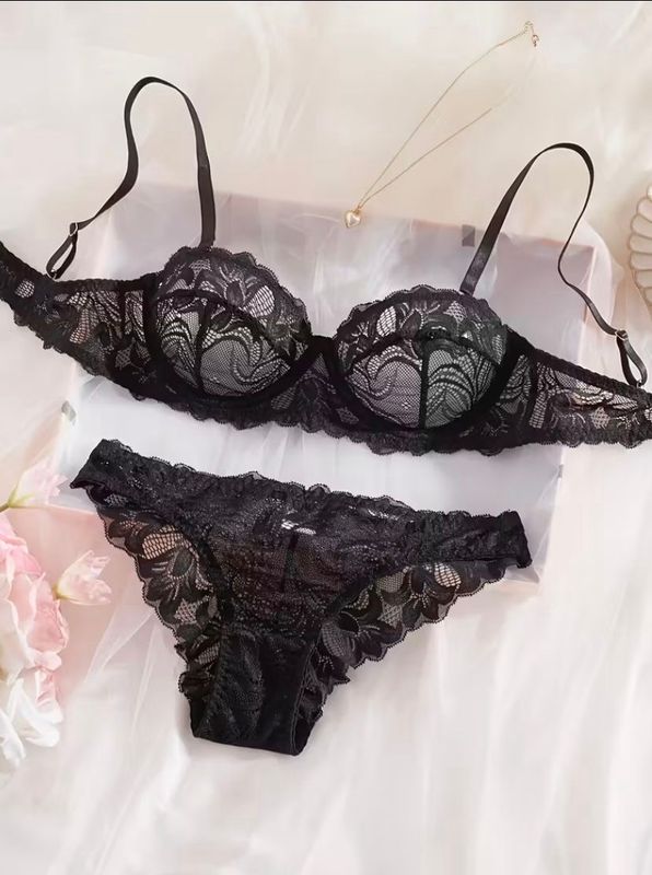 Lace Trim Matching Set