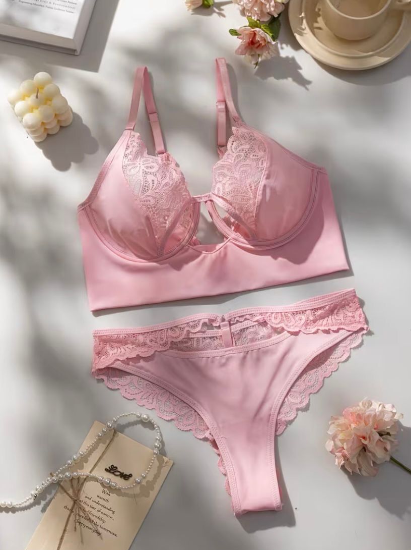 Mature Lady Set Light Pink