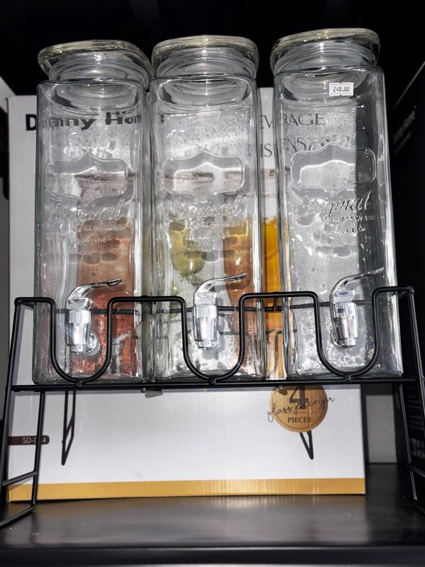 4pcs Beverage Dispenser Set