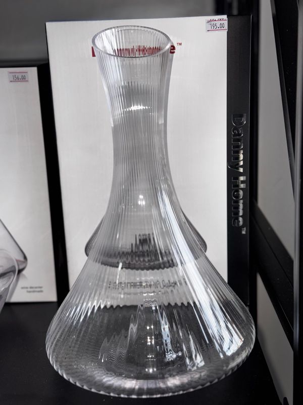 Danny Home Stripe Polar Wine Decanter