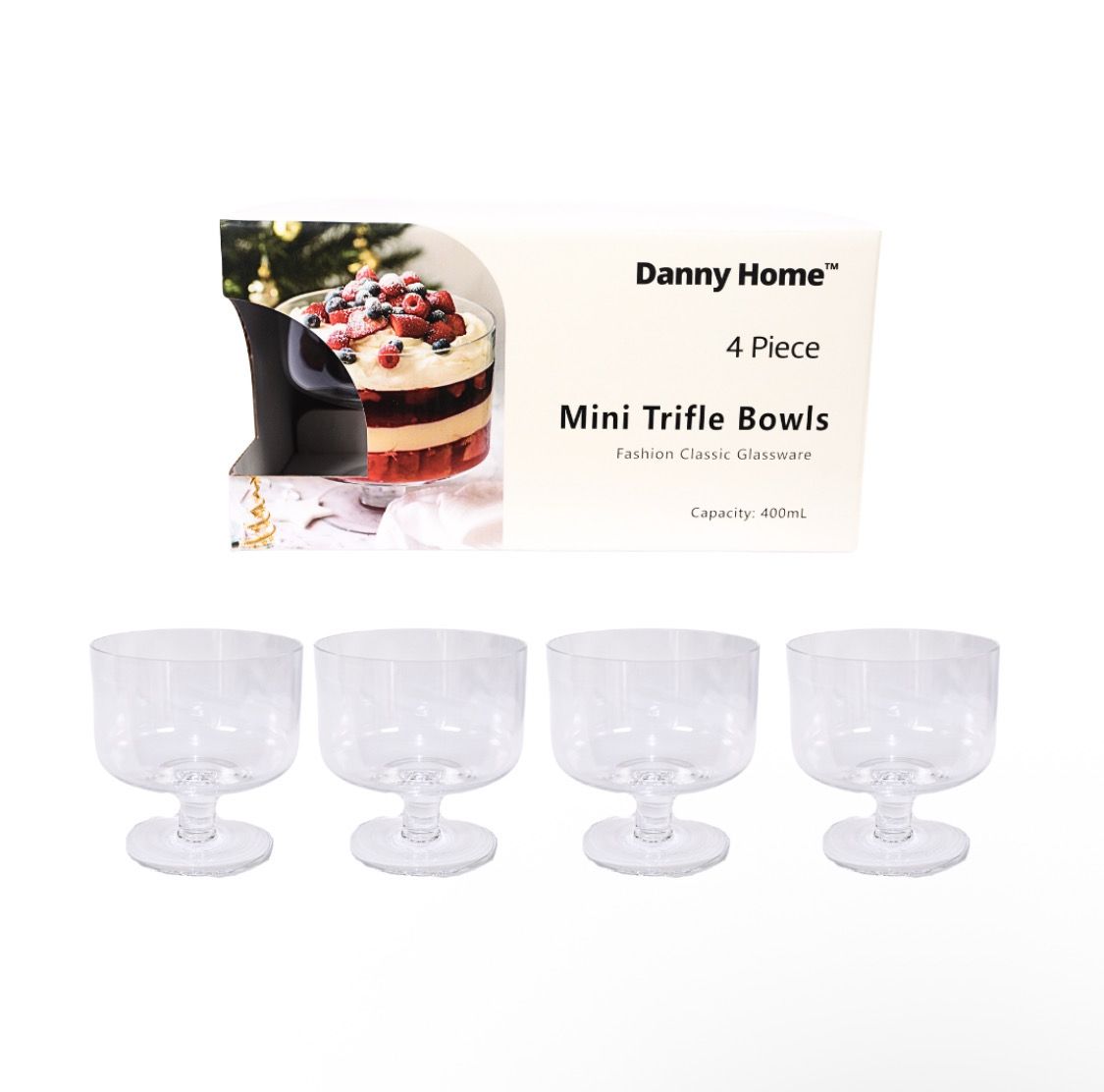 Danny Home 4pcs Mini Truffle Bowls