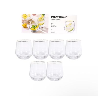 Danny Home 6pcs Glass Cocktail Set