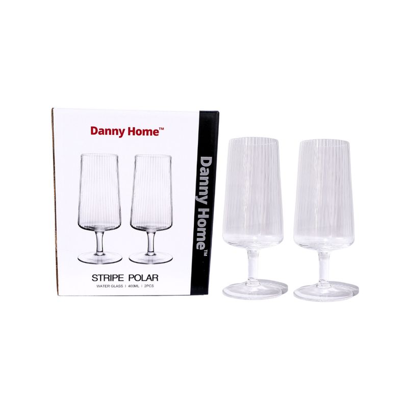 DH 7″, 2PC 400ML WINE GOBLETS #KY-042