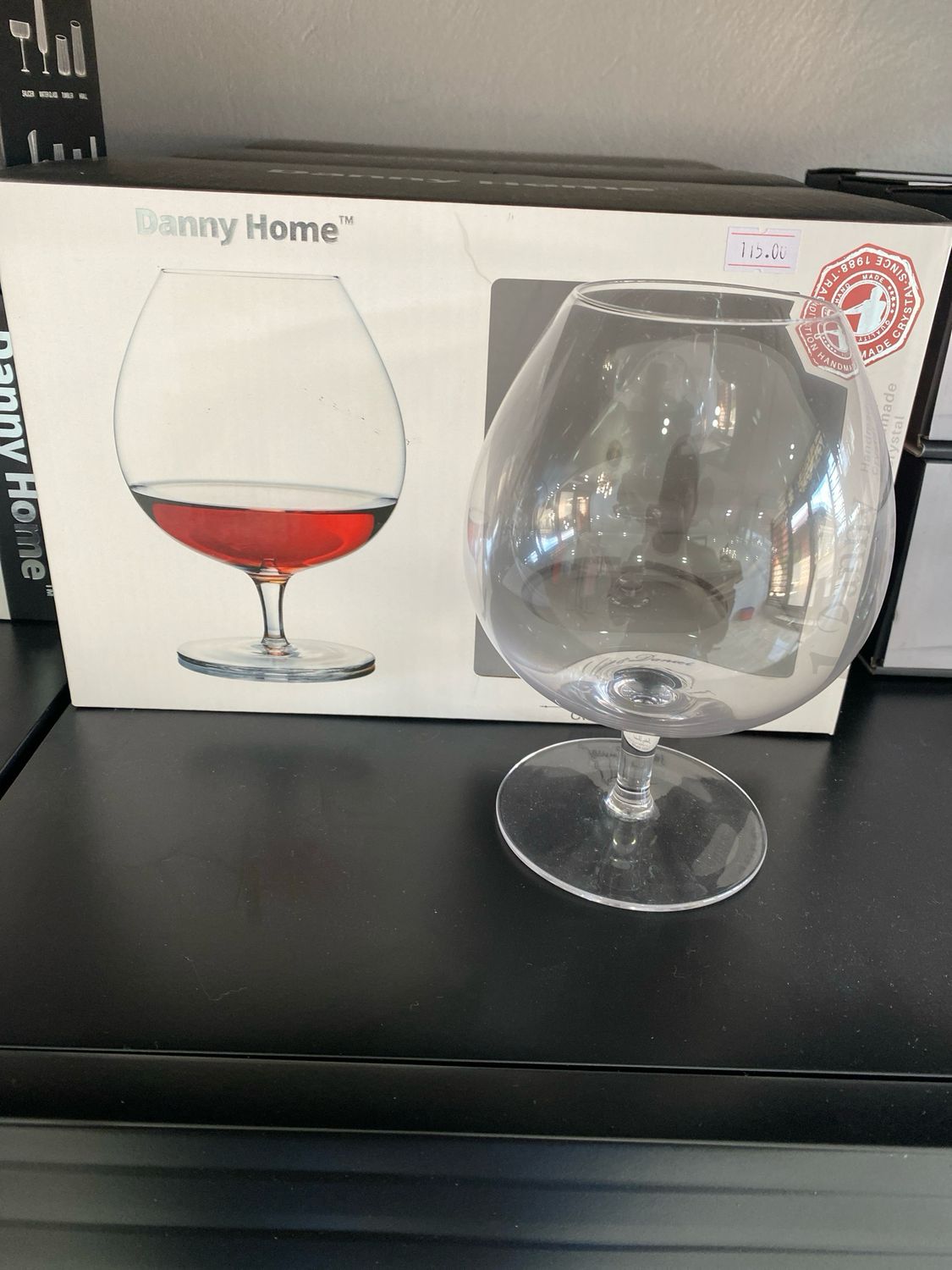 Danny Home 2pcs Brandy Snifter Glass Set