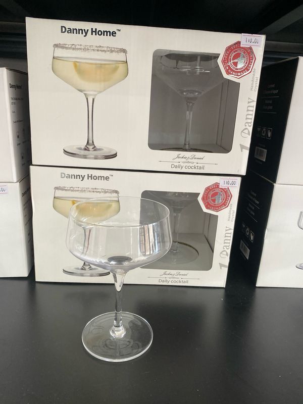 Danny Home 2pcs Specialty Cocktail Glass Set