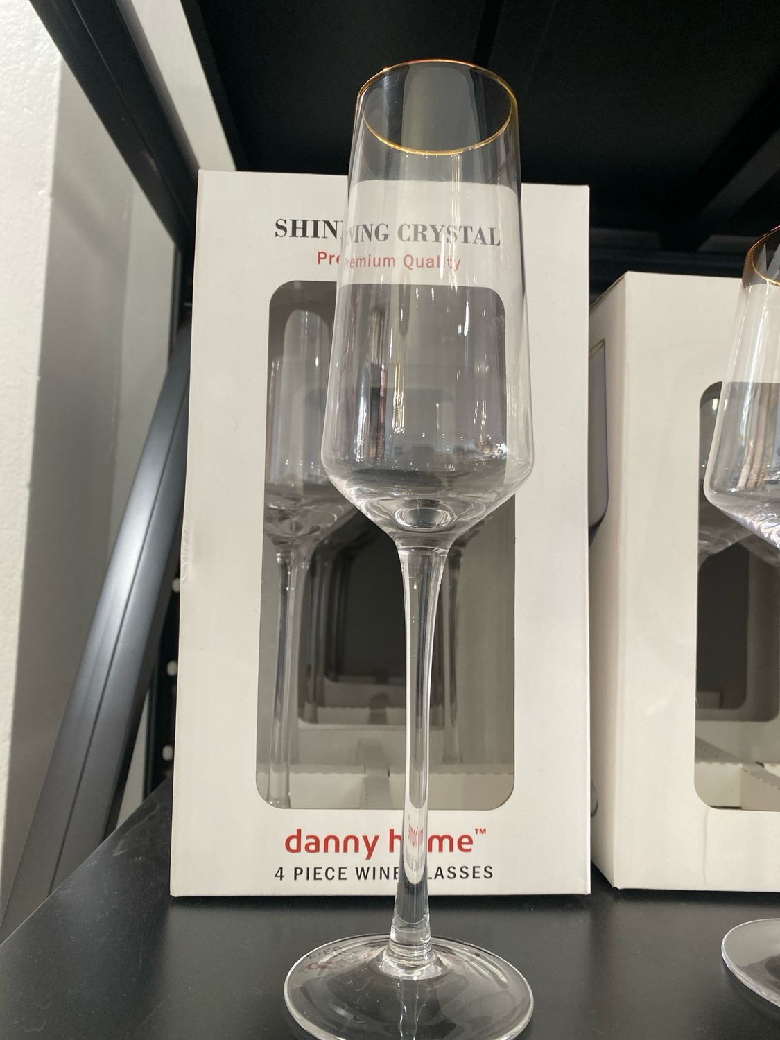 Danny Home 4pcs Champagne Flute Set