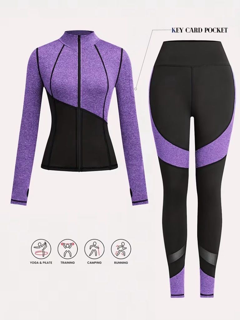 Track Suit- Purple