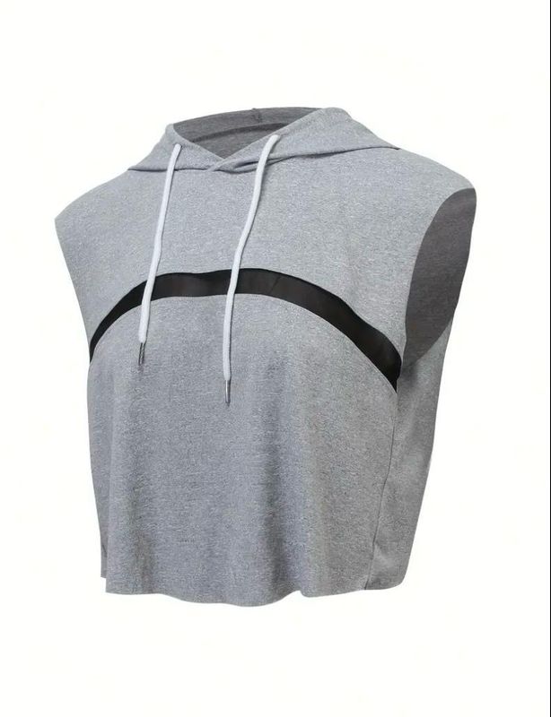 Hooded Gym Set- Black And Grey