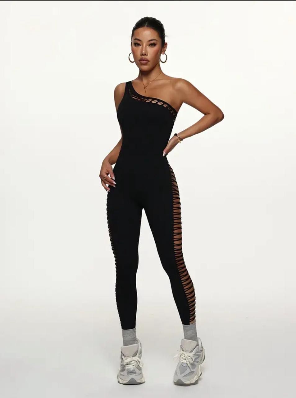 Single Shoulder Bodysuit