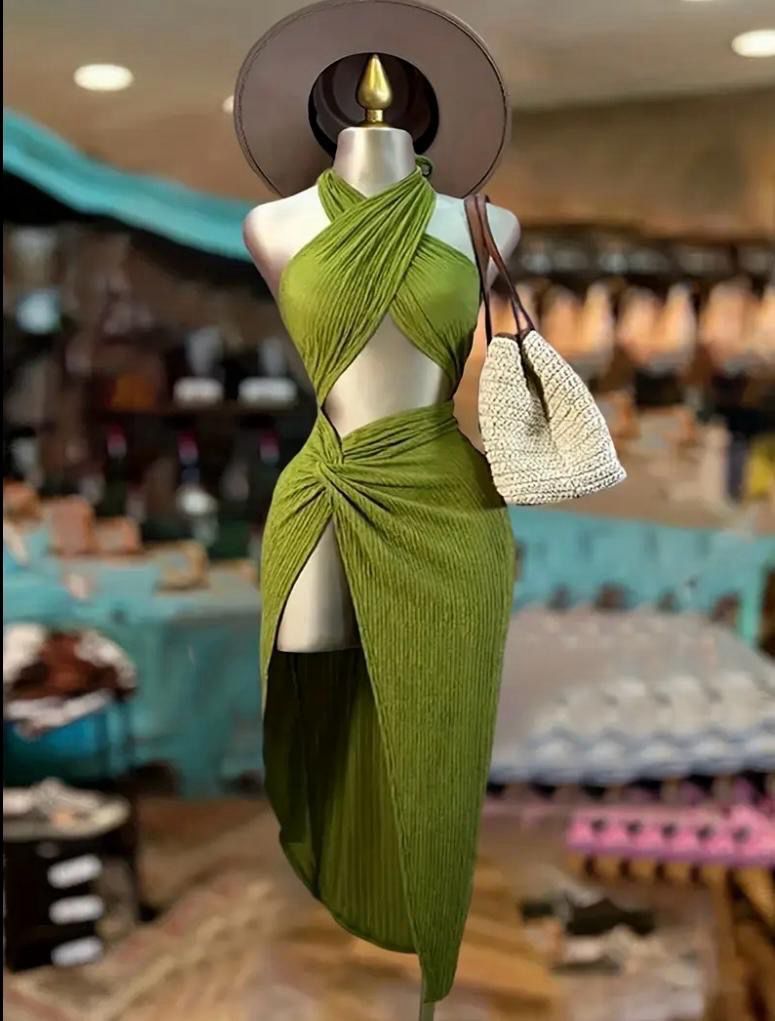 Crisscross Strap Dress