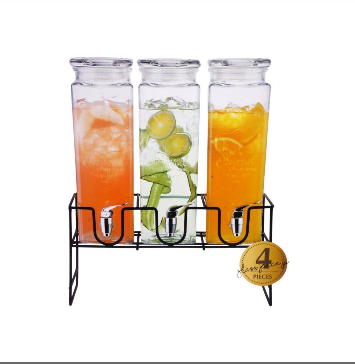DH 4PC 2300ML BEVERAGE DISPENSER SET