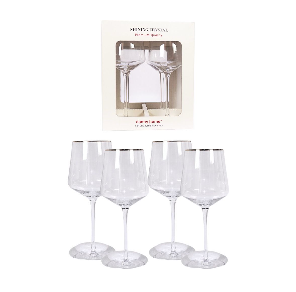 DH 4PC 450ML WINE GLASS SET #CB02-21
