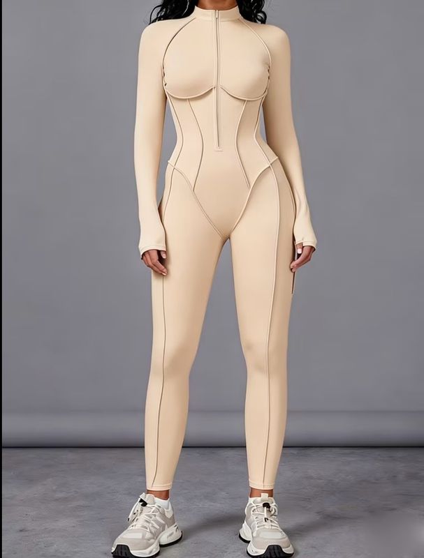 Avenge Half Zipper Bodysuit