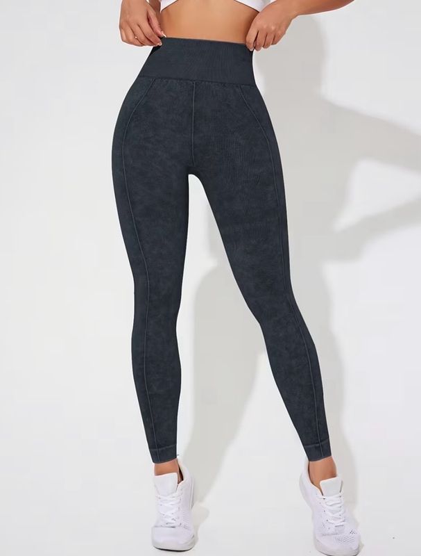 Faux Denim Wash Leggings