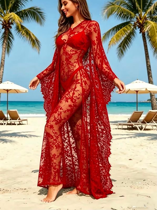 Lace Butterfly Cover Up