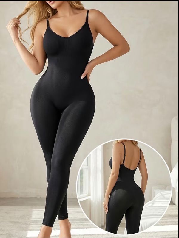 Long Body Shaping Jumpsuit
