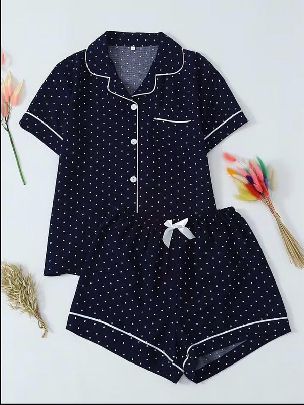 Polka Dot Pajamas Set