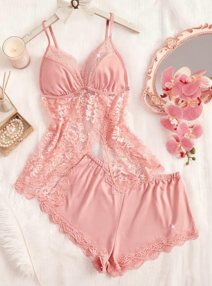 Romance Lace Pajamas Set