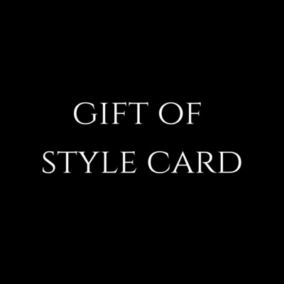 GIFT OF STYLE CARD