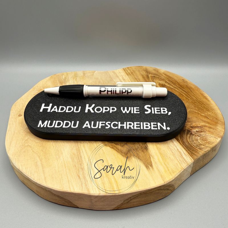 Stiftehalter & Kugelschreiber im Set