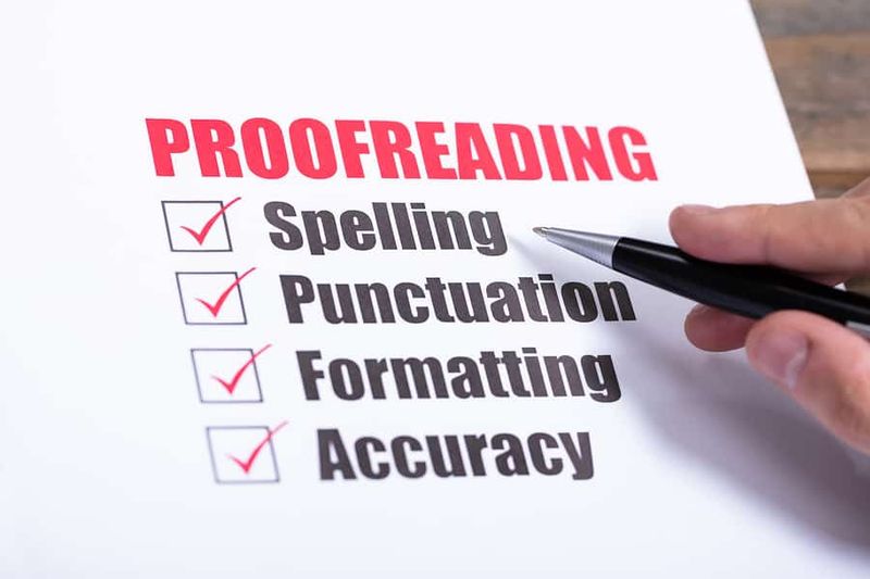 Proofreading - Request a Quote