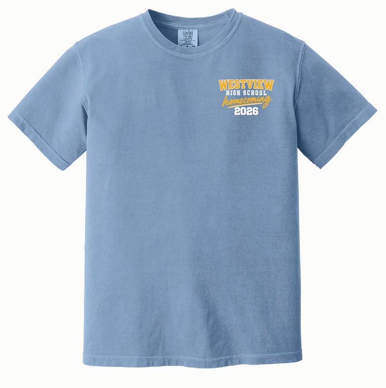 WHS HOMECOMING 2026 Comfort Color Short Sleeve Tee