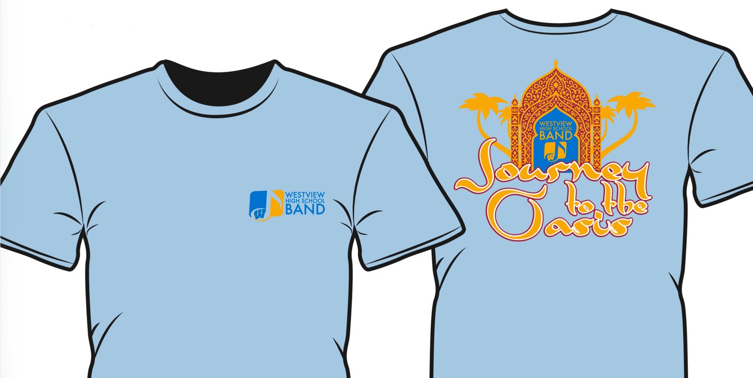 WHS Band Journey to the Oasis Tee