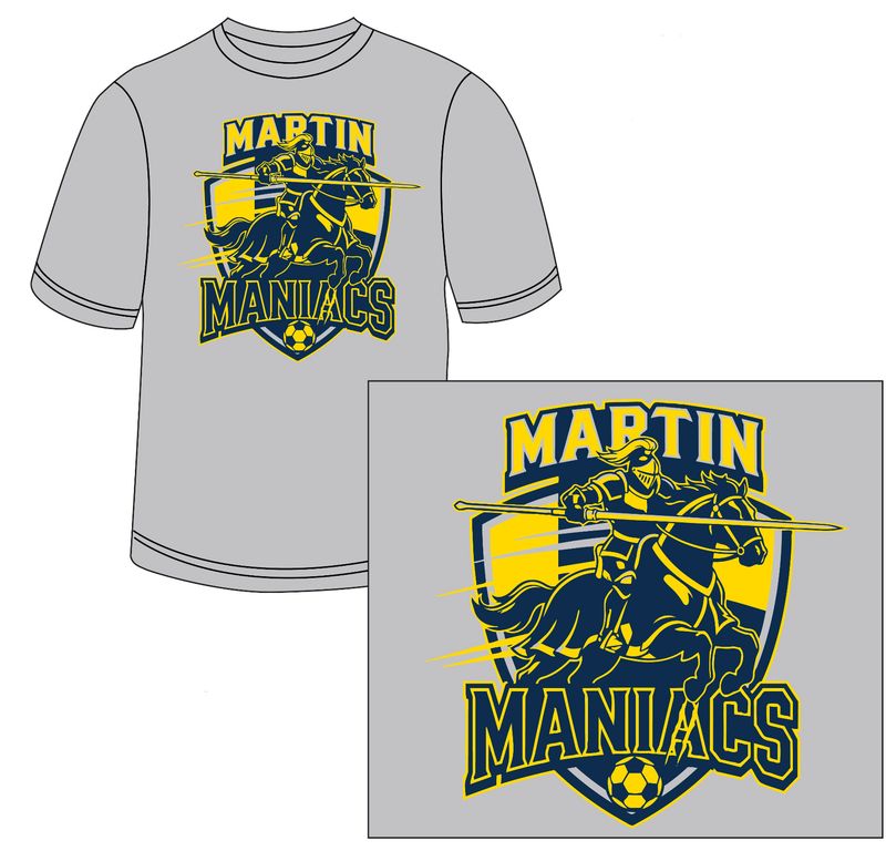 Martin Maniacs SPORT GREY Tee