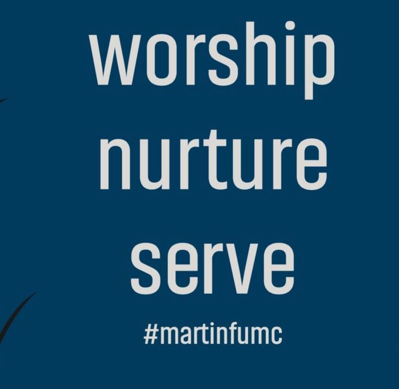 Martin FUMC Navy HOODIE