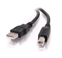 USB cable, printer, A/B, 1m, p/n 410-0278