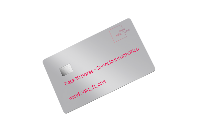 Pack 10 horas - Servicio Informático