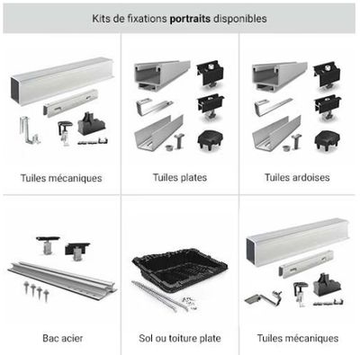 Devis Kit solaire complet 3000Wc avec 6 panneaux photovoltaïques SUNPOWER + micro onduleur ENPHASE + installation complète (Toitures en tuiles mécaniques)