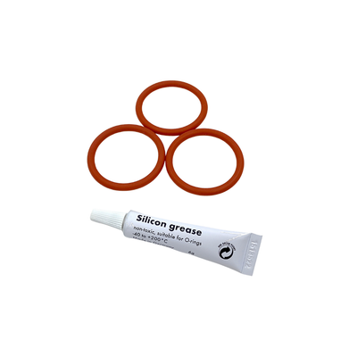 3x O-rings (0350-41) &amp; Lubricant of Brew Group for De&#39;Longhi