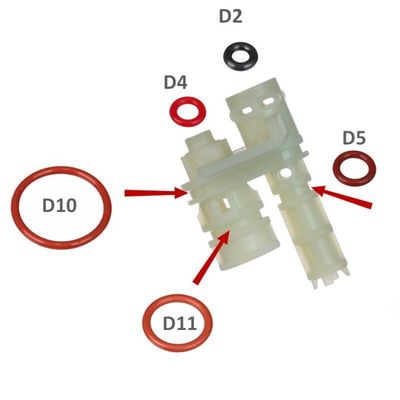 DeLonghi Piston Block Seal Kit for ECAM