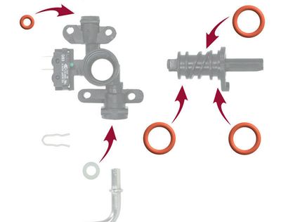DeLonghi Gasket Set for Steam Tap, ESAM