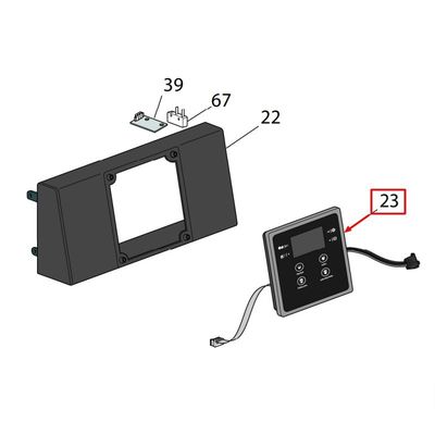 DeLonghi Control Panel Display for ESAM420.40.B
