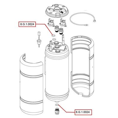 Gasket for Thermoblock Dr. Coffee Minibar, Coffeebar Plus