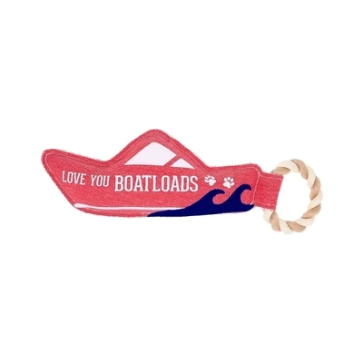 Love you boatloads dog toy