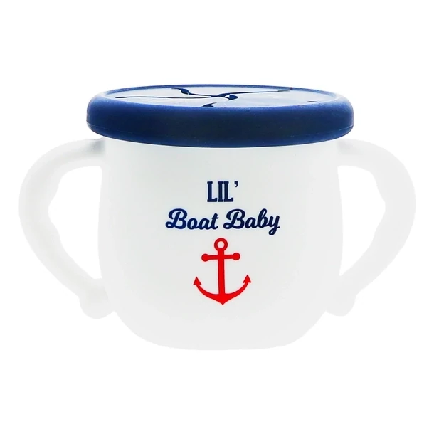 Boat Baby snack bowl with lid