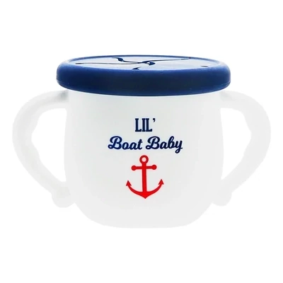 Boat Baby snack bowl with lid