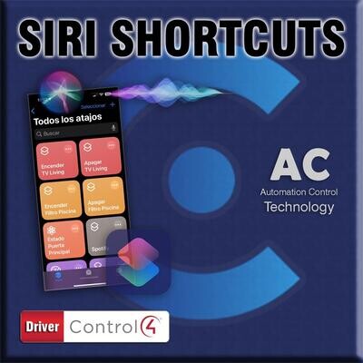 Siri Shortcut driver for Control4 with CloudDNS.net service