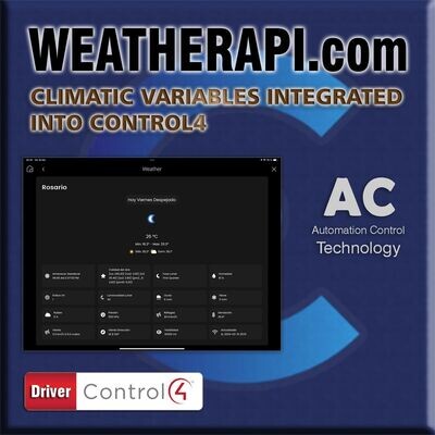 WeatherAPI.com driver for Control4