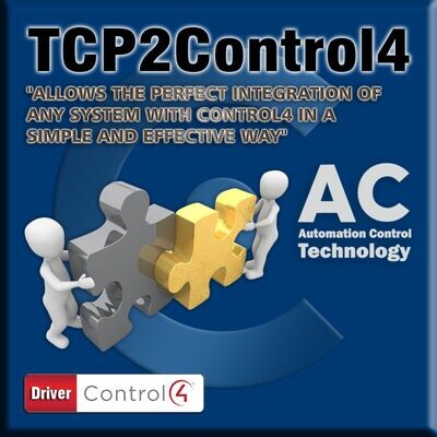 TCP2 Control4 driver for Control4 alternative for Z2IO device