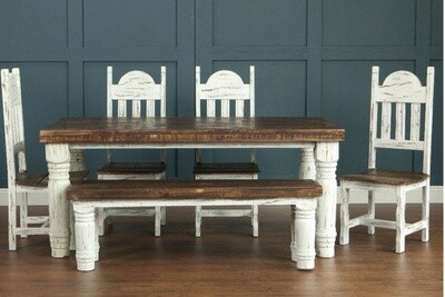 SANTA RITA MEDIUM TABLETOP, WHT DISTRESSED SANTA RITA MEDIUM TABLETOP, WHT DISTRESSED