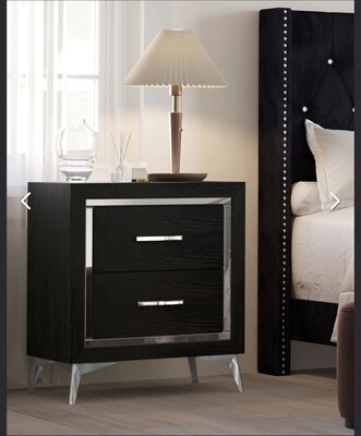 HUXLEY NIGHTSTAND, BLACK