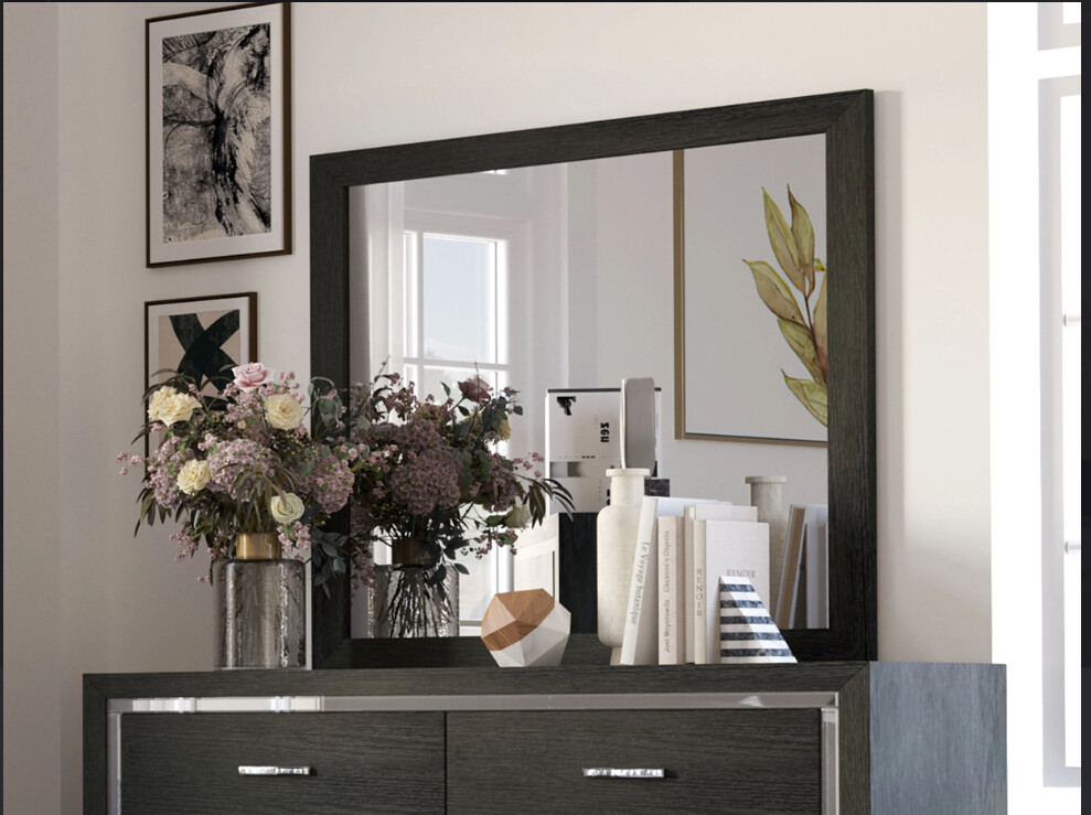 HUXLEY MIRROR, BLACK