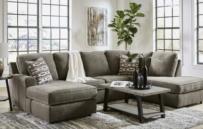 O'PHANNON 2-Piece Sectional With Chaise In Putty