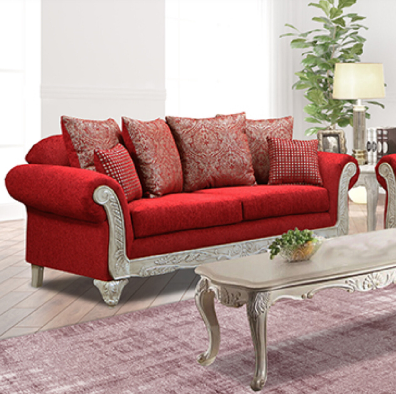 SINBAD RED SOFA